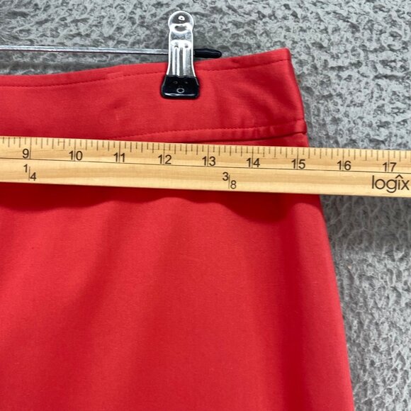 Brooks Brothers Skirt Womens 6 Coral Mini Straight Pencil Stretch Career Office - Picture 9 of 11